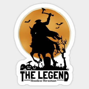 Headless Horseman The Legend Night Sticker